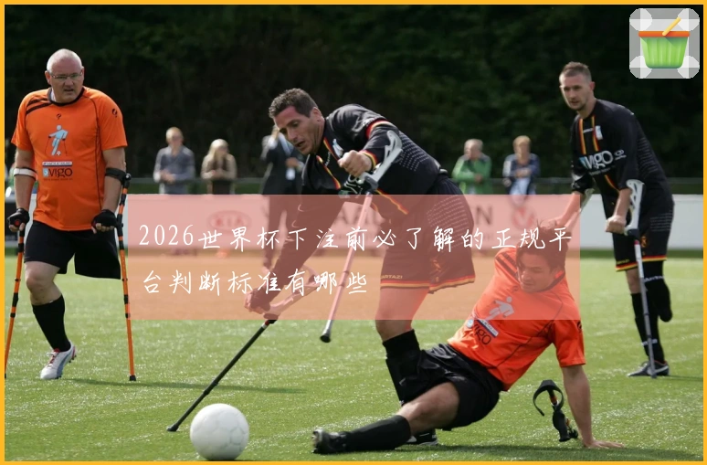 2026世界杯下注前必了解的正规平台判断标准有哪些